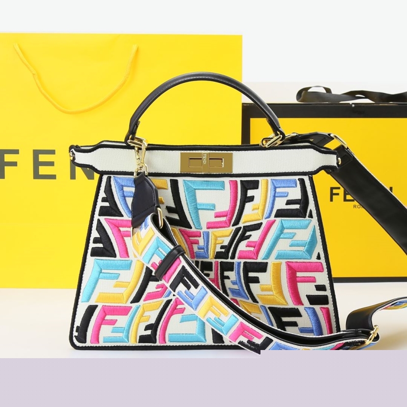 F**di top handle bags